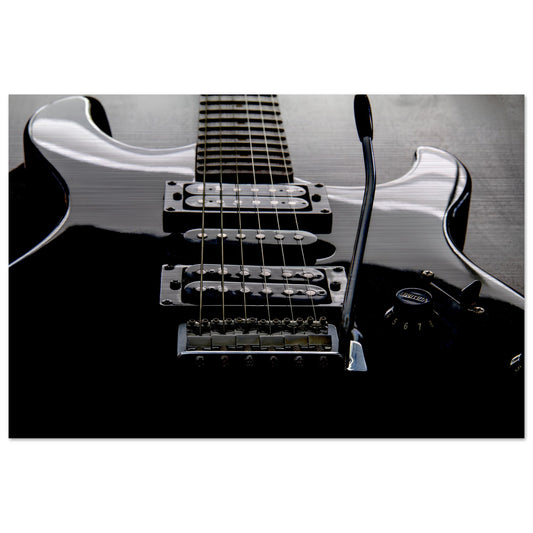 impression ALUMINIUM BROSSÉ :  guitar