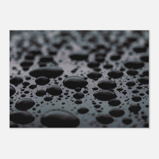 impression ALUMINIUM BROSSÉ : goulette d'eau