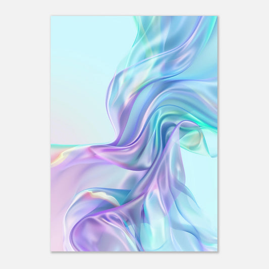 POSTER PREMIUM MAT : Vague coloré